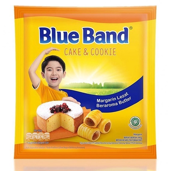 

Cuma hari ini Blue Band Cake and Cookies 2 gr Margarin untuk Kue HALAL Blueband