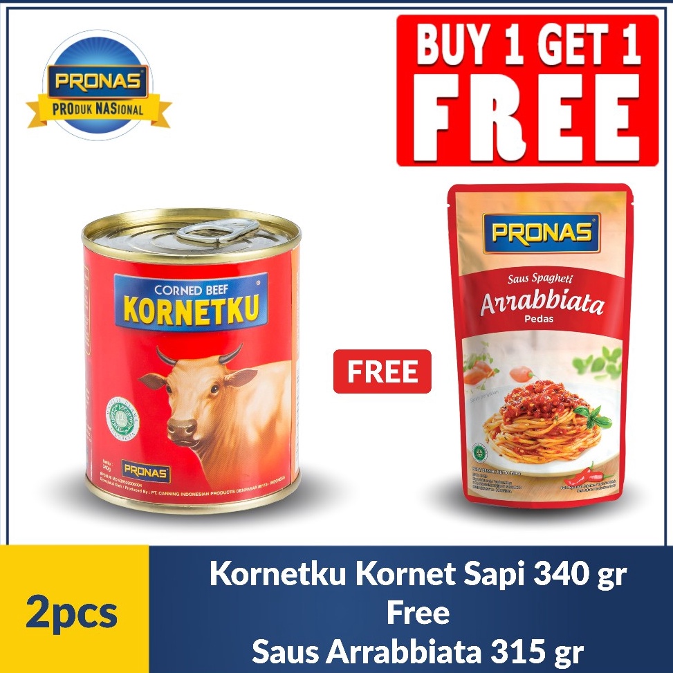 

Serbu sekarang PRONAS Kornetku Kornet Sapi 34 gr Free Saus Arrabbata 315 gr