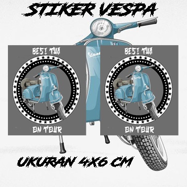 

STIKER VESPA ISI 15 STIKER / STIKER ANAK VESPA/STIKER BESI TUA /STIKER ANAK MOTOR