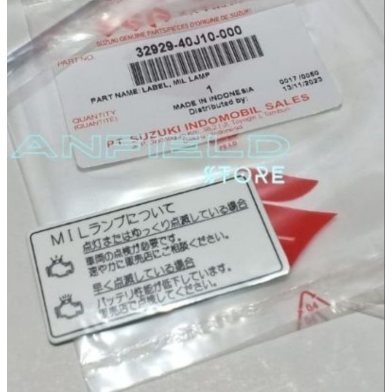 

[32929-40J10-000] LABEL, MIL LAMP_x000D_ bahasa Jepang_ADDRESS