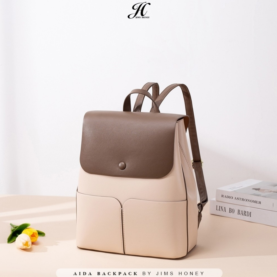 AIDA BACKPACK By Jims Honey / tas ransel wanita / tas sekolah korea jimshoney