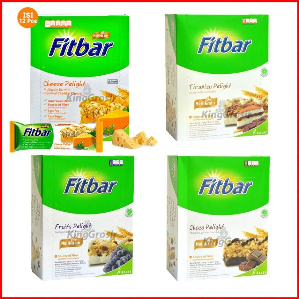 

Belanja Mantap Fitbar Cemilan Diet Sehat 1 Box Isi 12 pcs 2gr