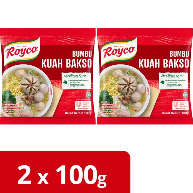 

Dapatkan Sekarang Royco Kuah Bakso 1G Twinpack