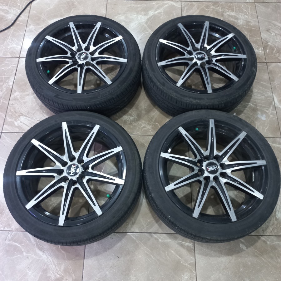 velg mobil bekas murah KCCX r17 pnp livina avanza jazz yaris fred [ ban bonus ]