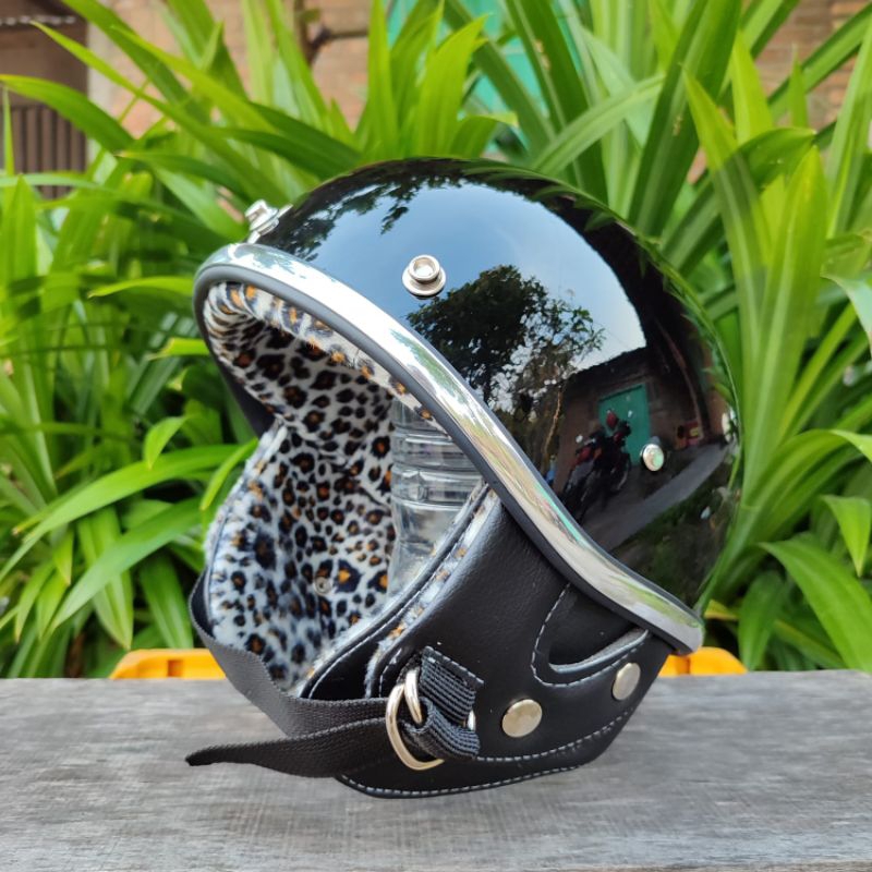 Helm Chip Chips Model Japan Busa Leopard