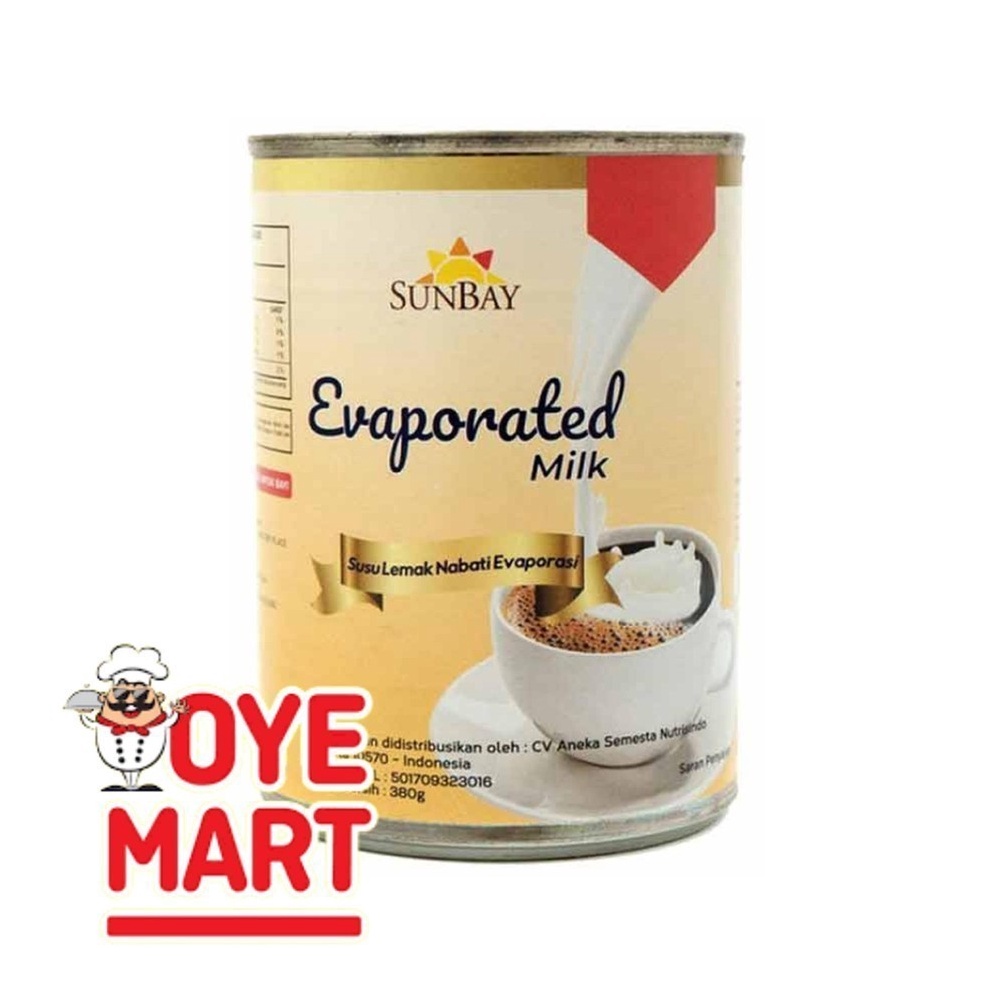 

Limited Product SUNBAY EVAPORATED MILK 38GR SUSU EVAPORASI