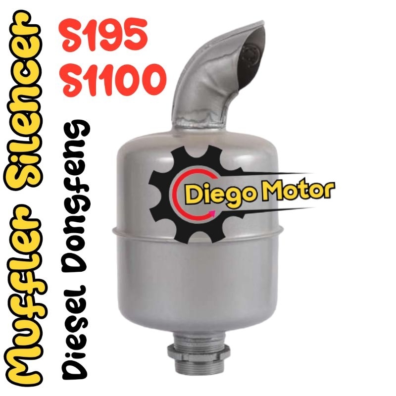 S195 S1100 Muffler Knalpot Mesin Diesel Dongfeng JiangDong Shark Tian 12Pakak 16PK