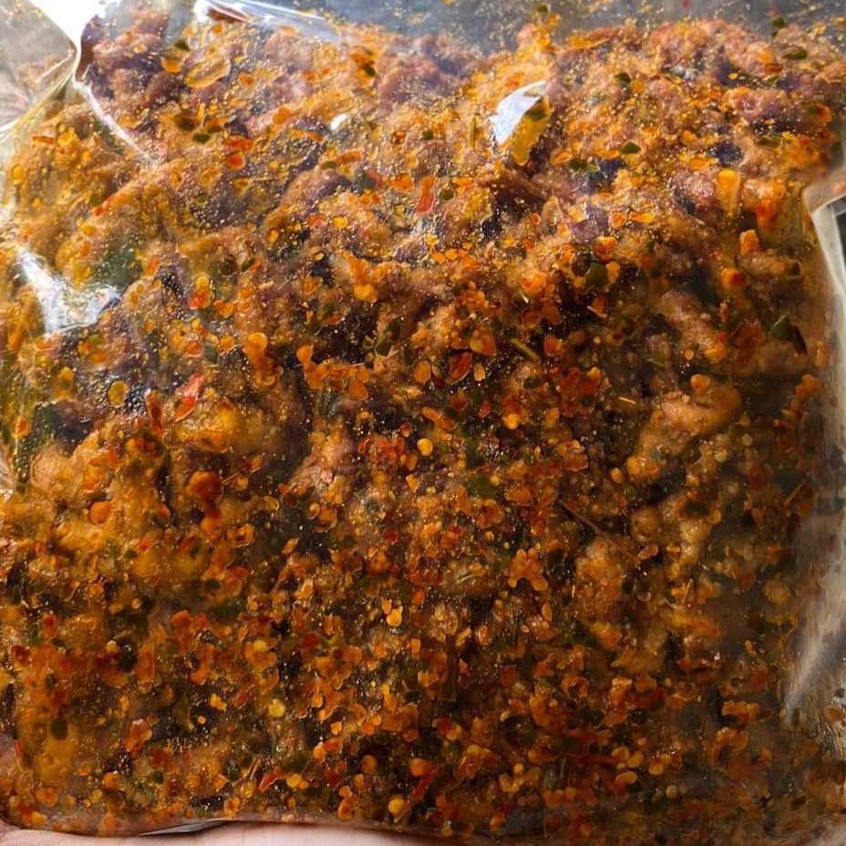 

Lagi murah Keripik Usus Crispy Pedas Daun Jeruk 12kg