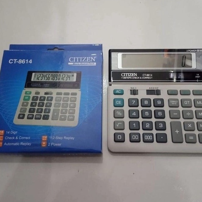 

Paling Dicari Kalkulator Calculator CITIZEN CT 8614 14 Digit