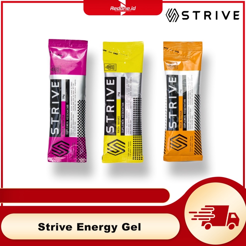 

Max Sale Strive Energy Gel 24g Olahraga BPOM Halal