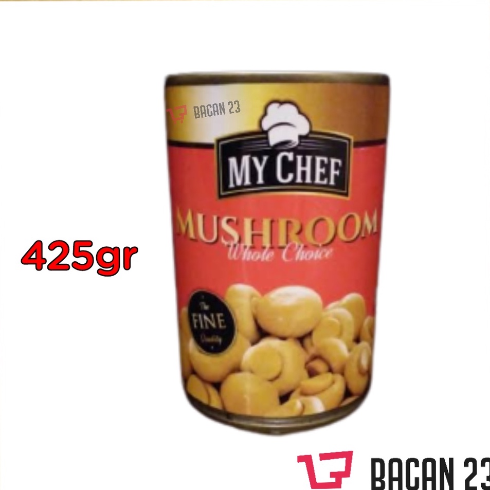 

Sikat abis My Chef Mushroom 425 gr Jamur Kancing Kaleng Bacan 23 Bacan23