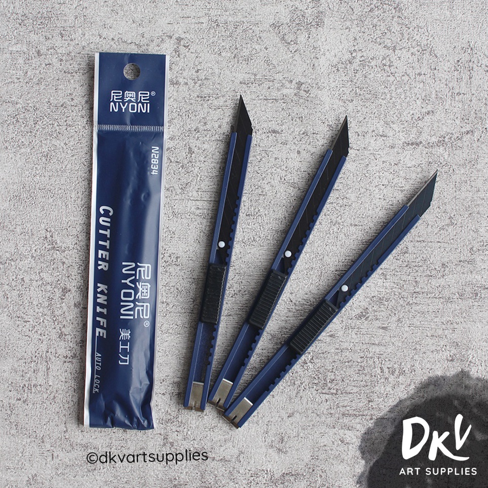 

Sedang Viral NYONI 3 derajat degrees cutter SK Blade black knife