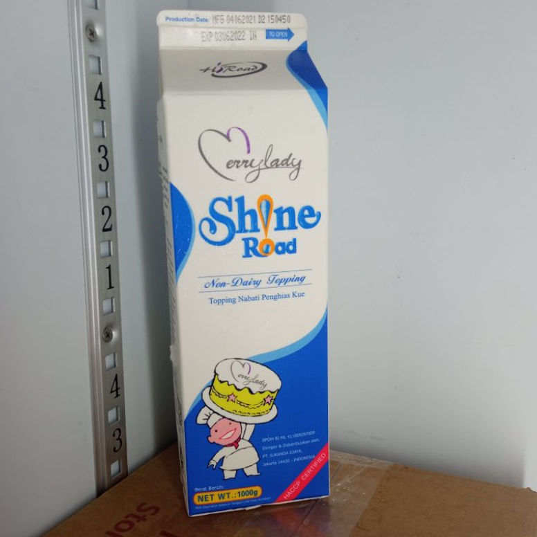 

Serbu sekarang Mary Lady Shine Road Non Dairy Topping 1 Liter