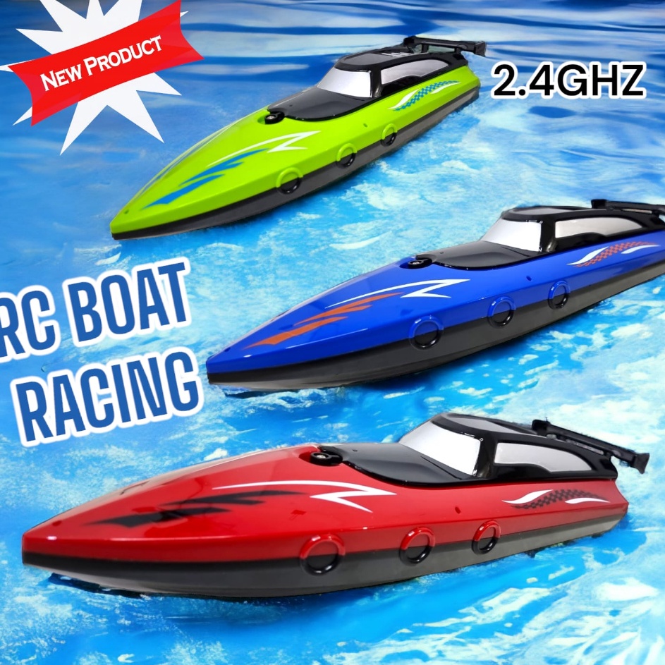 Terlaku RC Boat Mainan Remote Control Kapal RC Speedboat Kapal Remot Kontrol