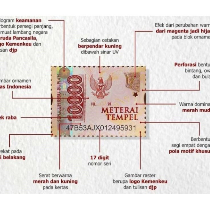 

Model Update Materai 1 1 asli