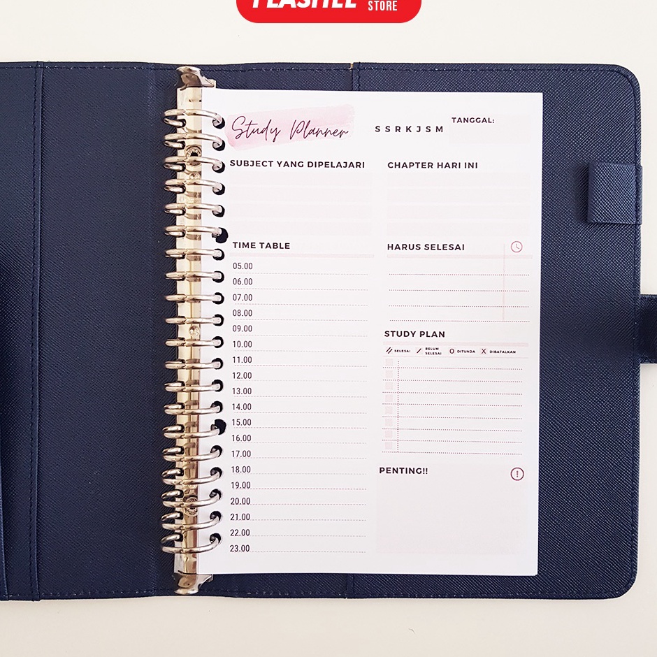 

Hemat Pilihan Loose Leaf Study Planner Rencana Studi Student Planner A5 B5 Isi Binder Studi A5 B5 Study Planner A5 B5