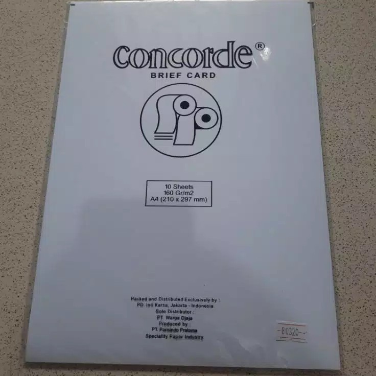

Lebih Irit Kertas Concorde 16 gr 1 Lembar