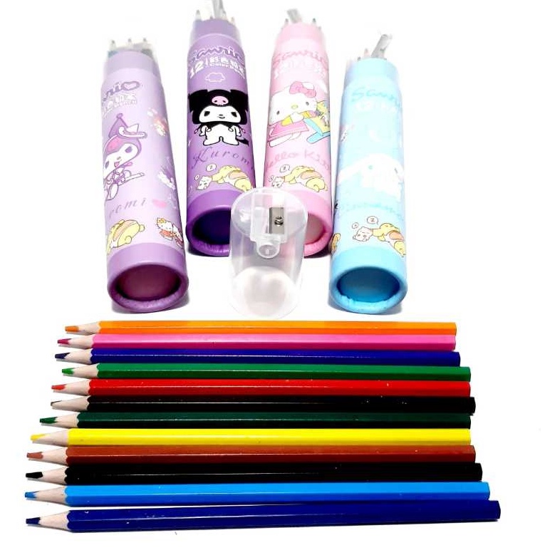 

Hemat Terbatas HARGA GROSIR 1TABUNG12PCS PENSIL WARNA PANJANG TABUNG SANRIO