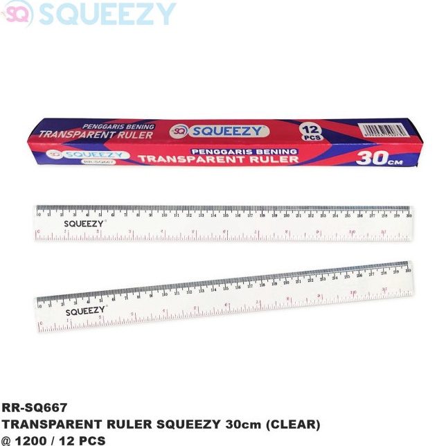 

Kejar Promo Penggaris Clear Transparan Ruler Garisan Fancy 3 cm 1 pak isi 12 pcs
