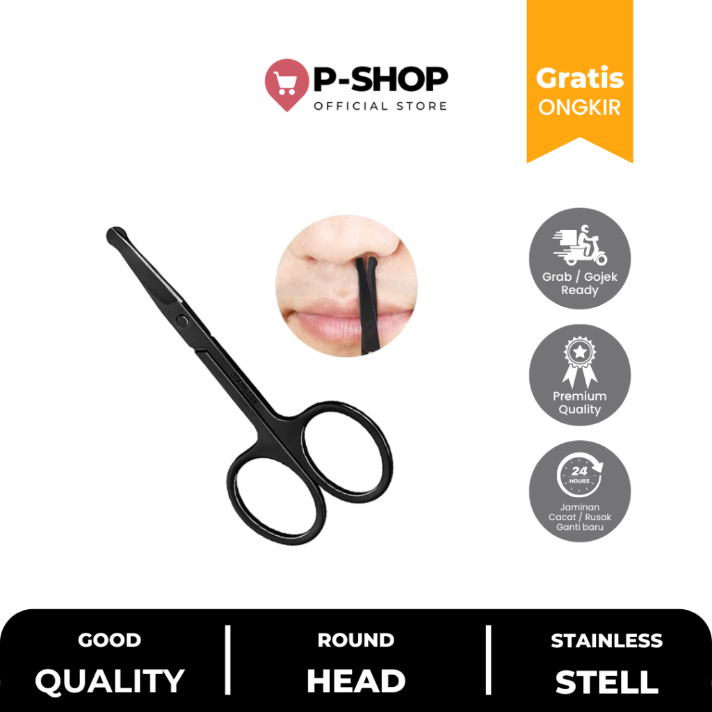 Gunting Cukur Bulu Hidung Pencukur Bulu Hidung