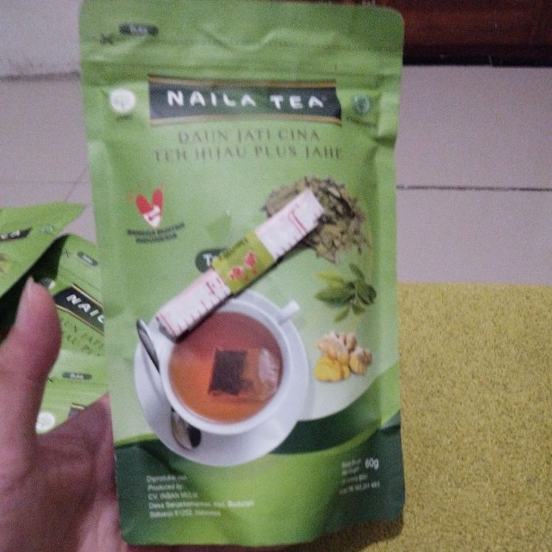 

Naila Tea Daun Jati Cina pelangsing badan