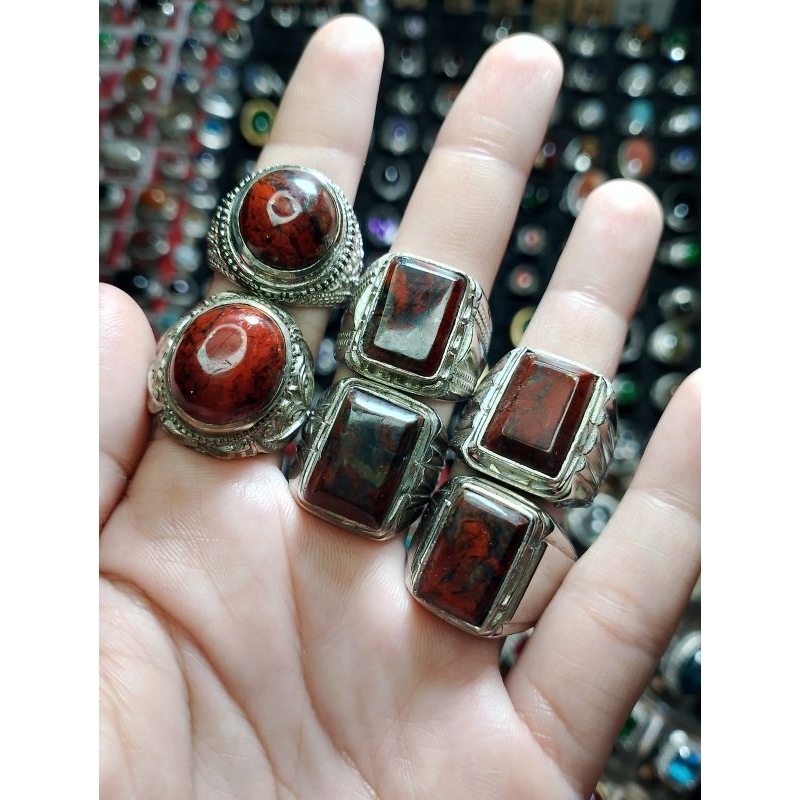 Batu cincin badar besi Kebumen natural asli