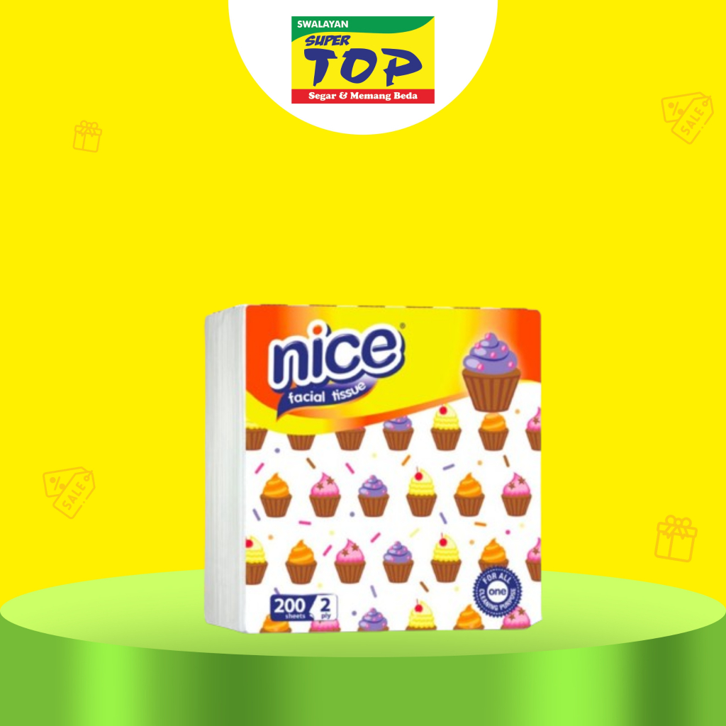 ~TOP~ NICE POP UP TISSUE NICE TISU WAJAH 200s