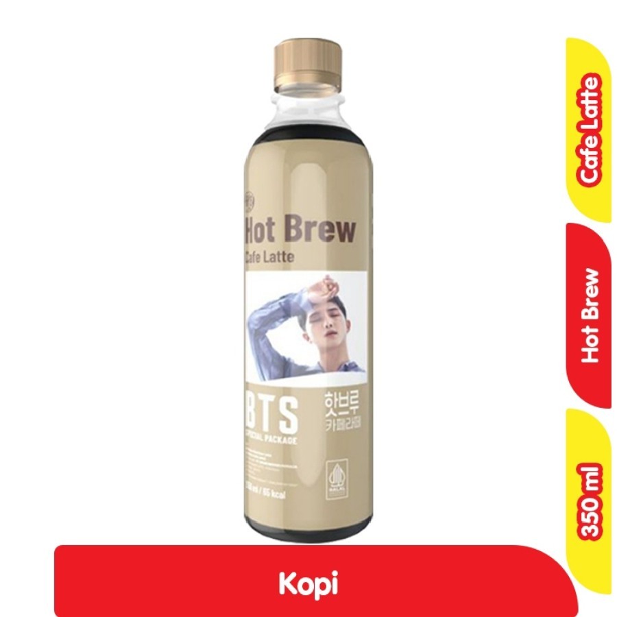 

BTS Coffee Hot Brew Minuman Kopi Cafe Latte Botol 350 ml