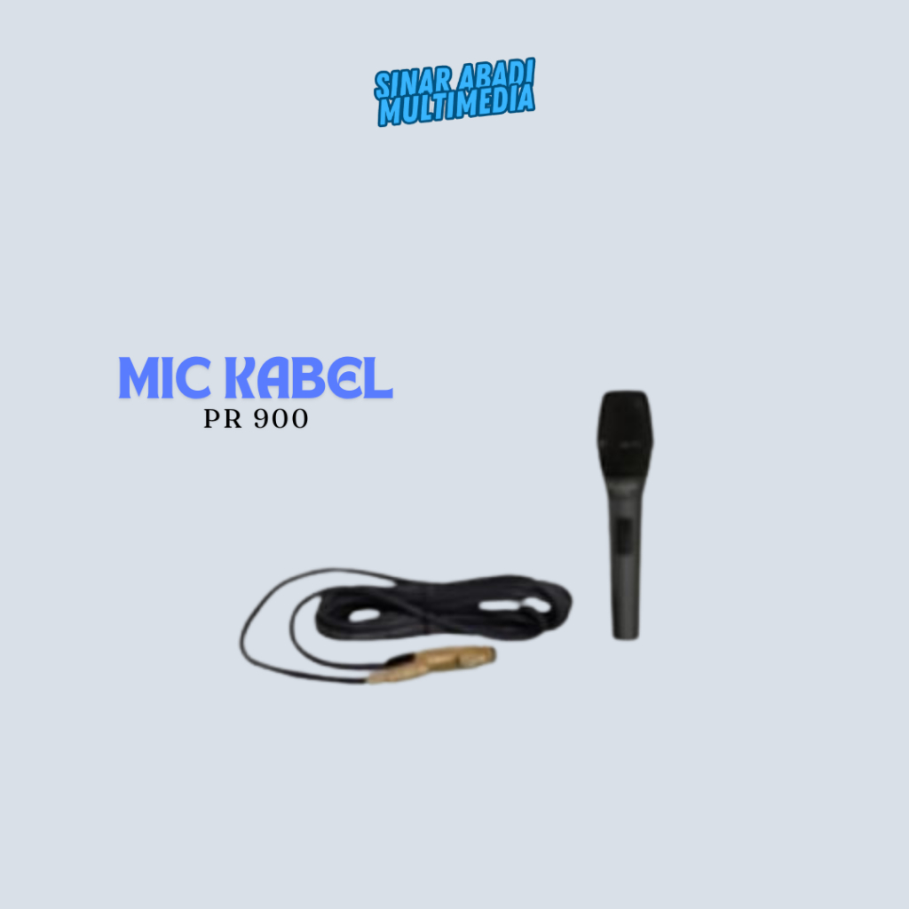 Audio Portable Mic Kabel PR 900
