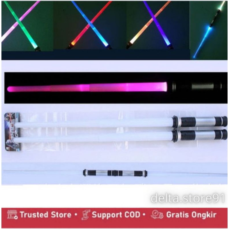 Pedang Mainan Double Bladed Lightsaber Star Wars