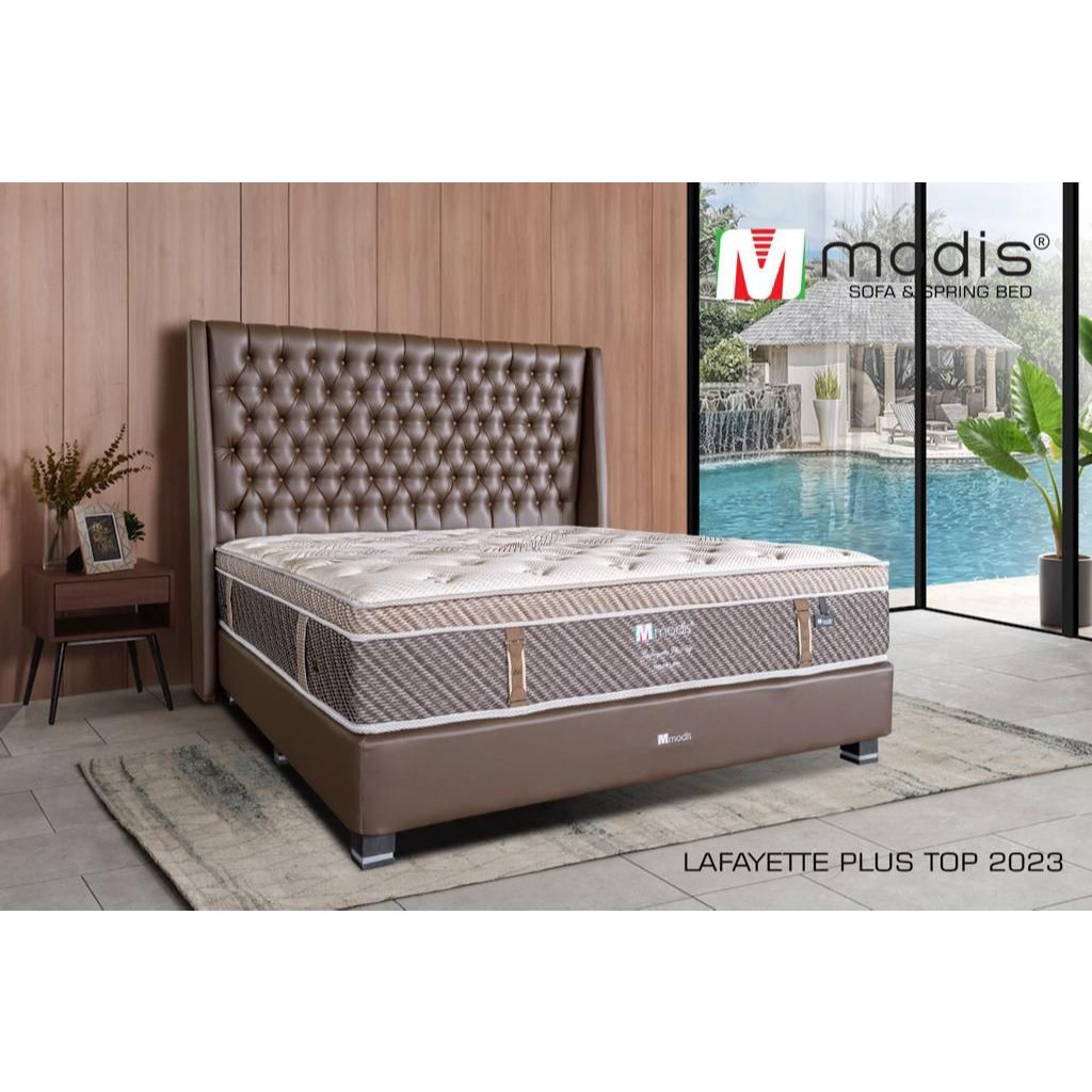 SPRING BED LAFAYETTE PLUS TOP/NATURAL LATEX/MODIS/GRS 15 TAHUN