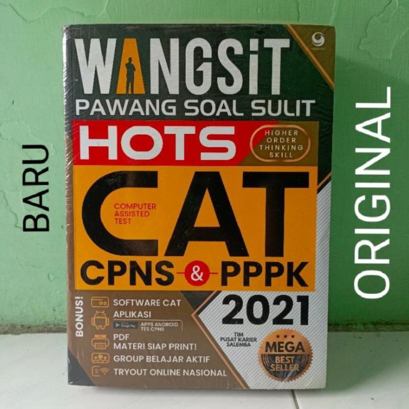 Buku Wangsit Pawang Soal Sulit HOTS CAT Computer Assisted Test CPNS dan PPPK P3K 2021 Ketrampilan Be
