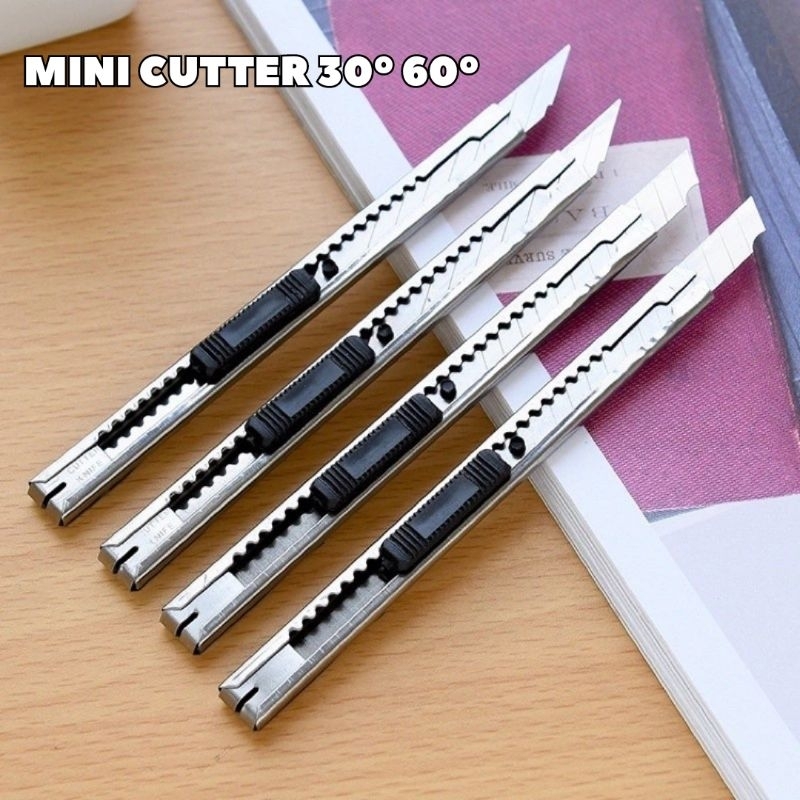 

Cutter Mini / Kater Besi Stainless Kecil 30 / 60 Derajat