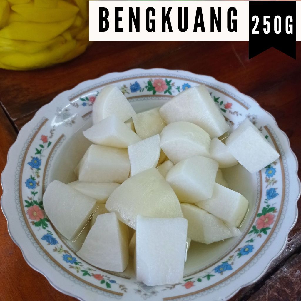 

MANISAN BUAH BENGKUANG KEMASAN 250 GRAM ASINAN BUAH ASINAN PEDAS CAMILAN BUAH OLAHAN BUAH MANISAN BUAH KHAS CIANJUR