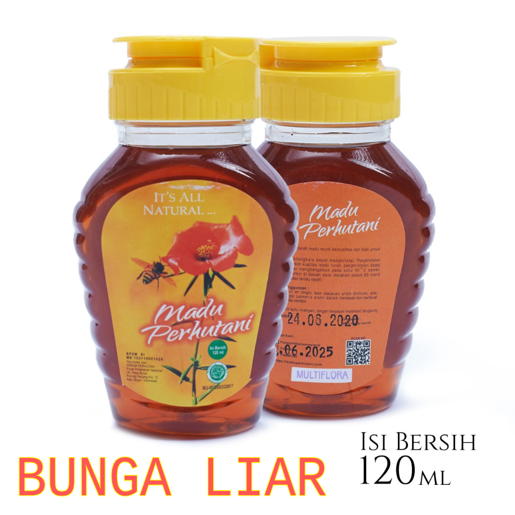 

Madu Asli PERHUTANI Bunga Liar 120 ml