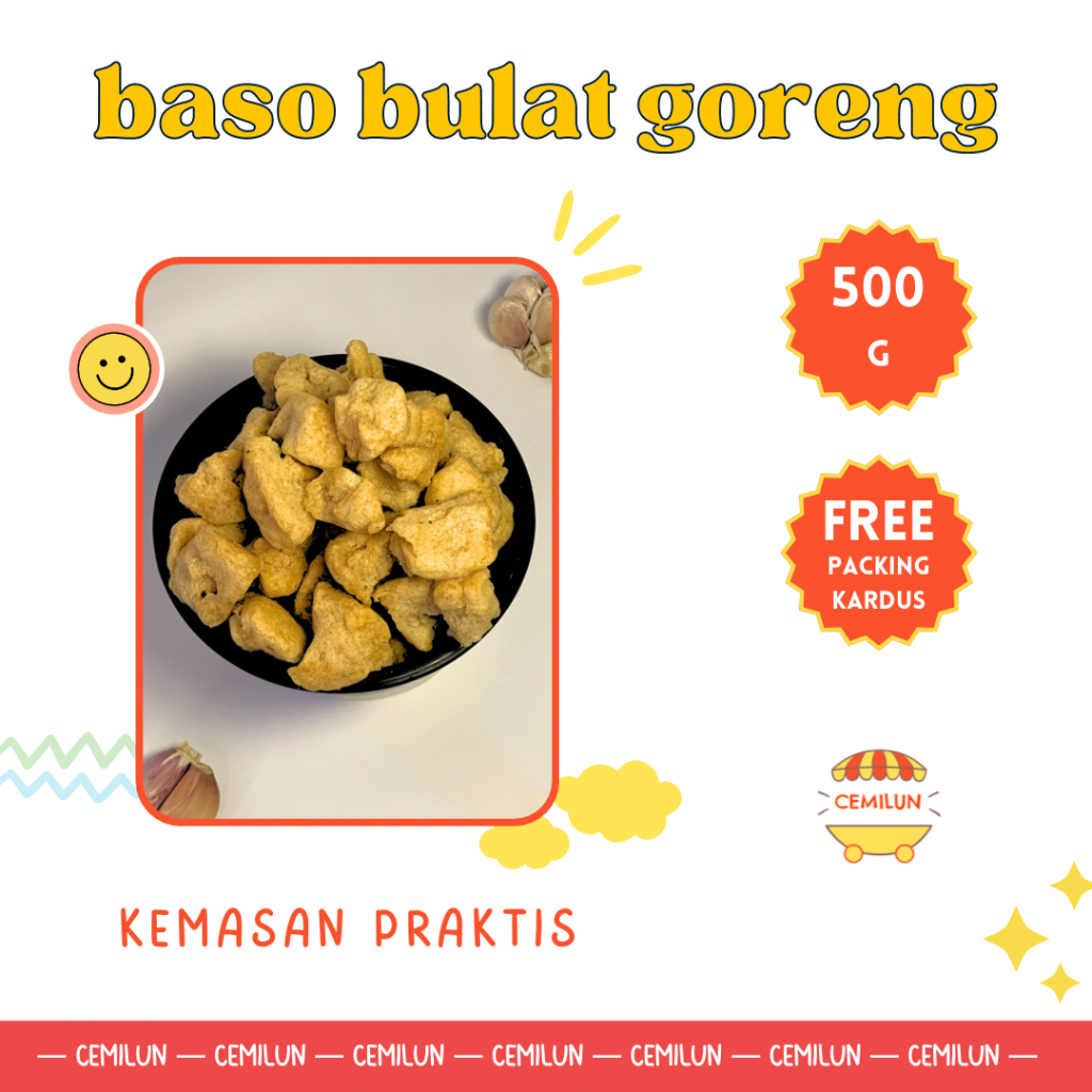 

Baso Bulat Goreng 500 Gram Gurih Premium