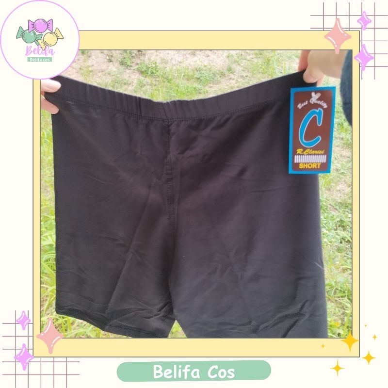(BELIFA COS) SHORT PANTS/CELANA PENDEK/DALAMAN HITAM