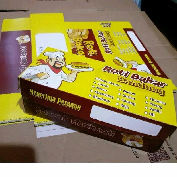 

50 pcs bungkus roti bakar/dus roti bakar