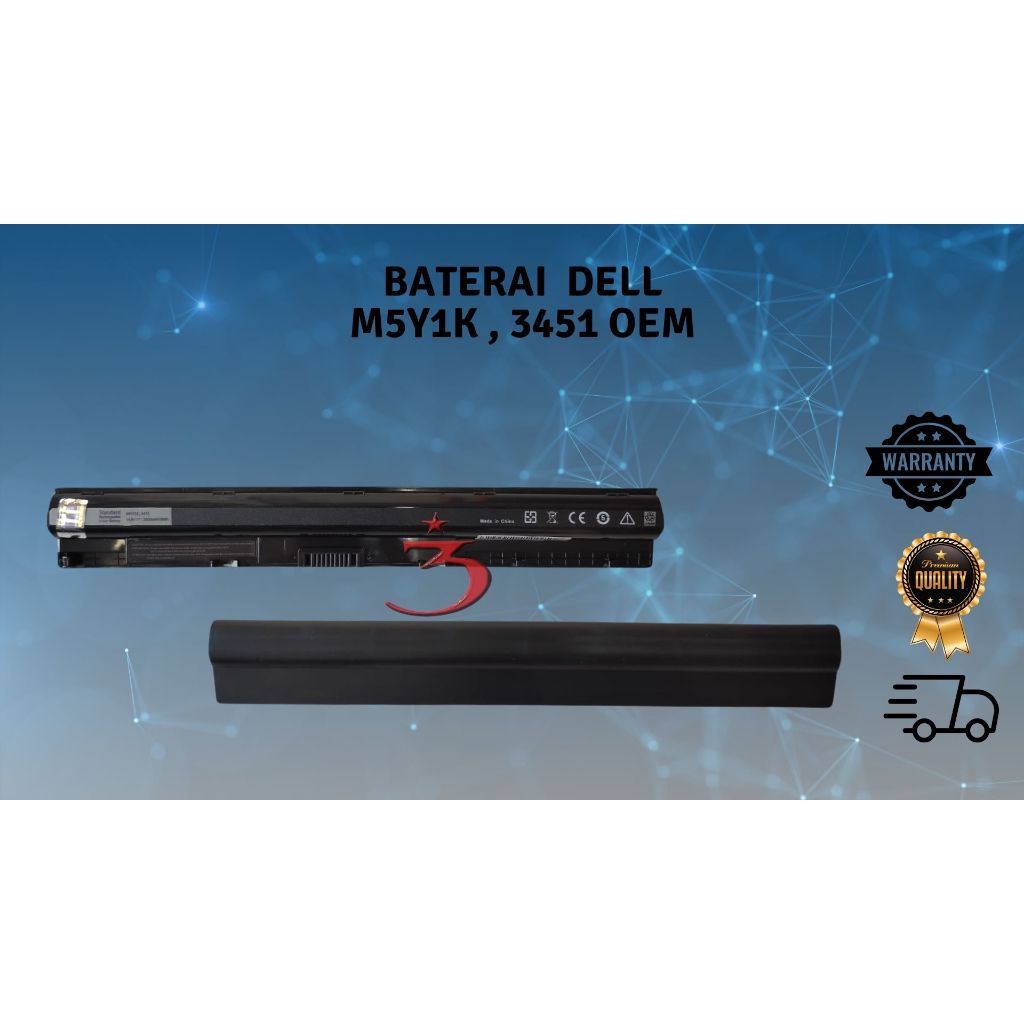 Baterai DELL M5Y1K Oem