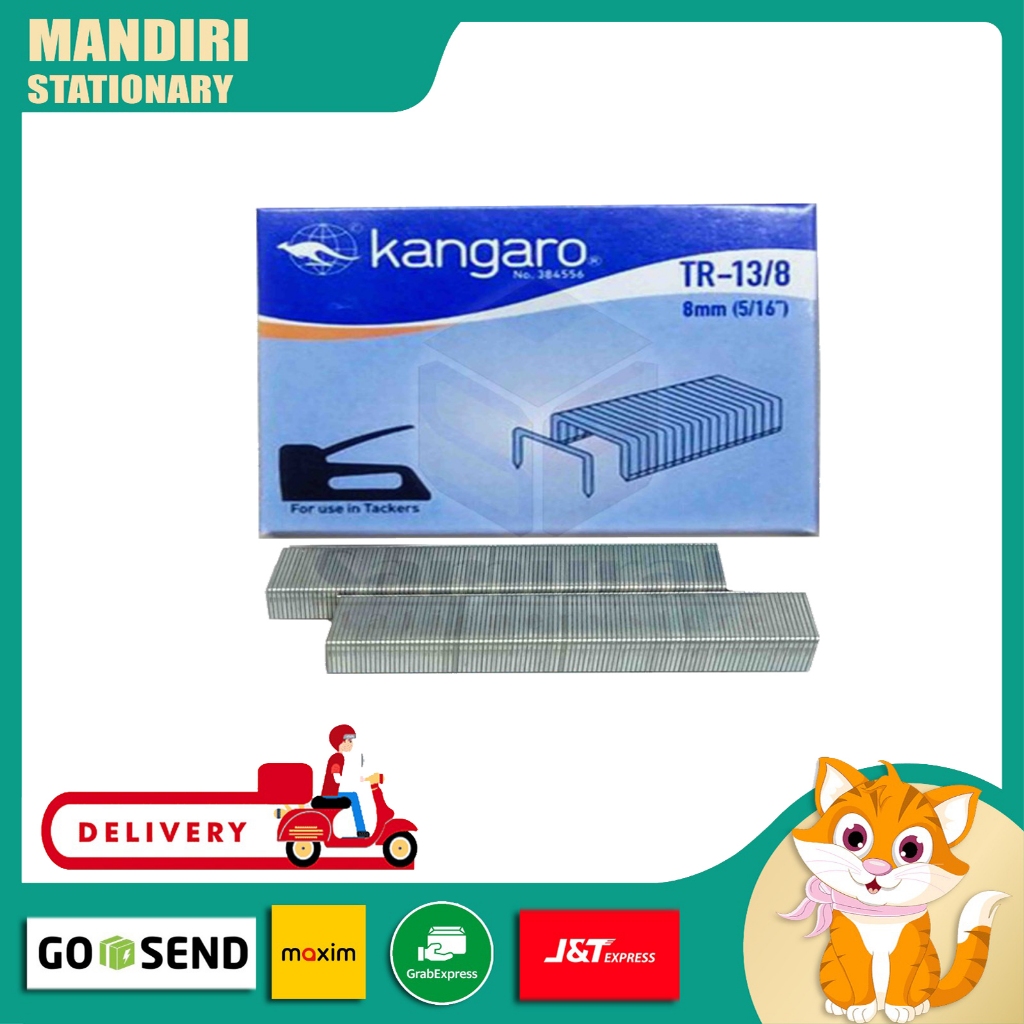 

Isi Staples Tembak Kangaro TR 13/8 / Refill Gun Tacker 8mm 5/16 TR13-8