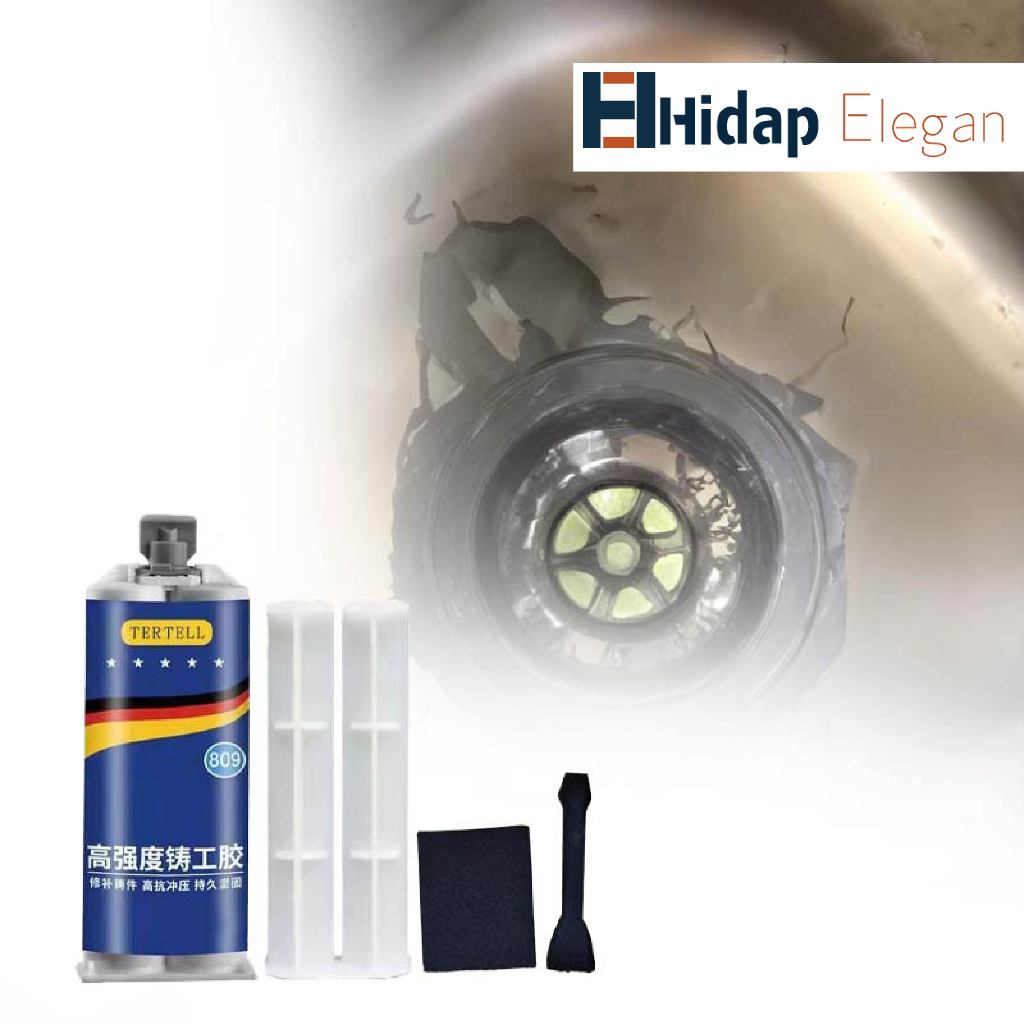 80/160g TERTELL Lem AB,Lem Besi AB,Epoxy Kuat,lem perekat,Metal Casting Glue Anti Bocor