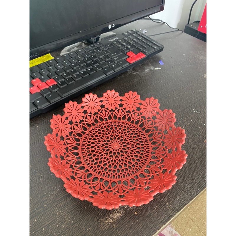 GROSSIR MANADO PIRING PLASTIK ROTAN 22-23cm RESELLER DROPSHIPPER GROSIR