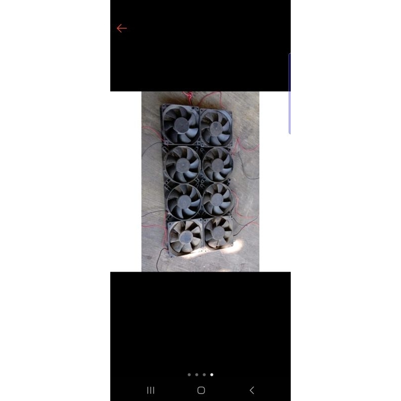 fan casing bekas 8cm