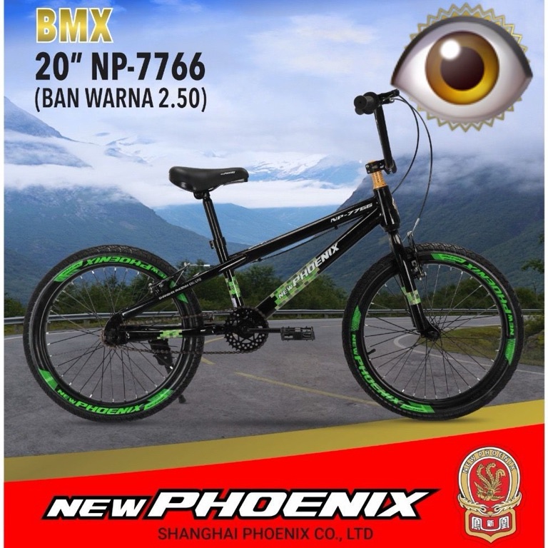 KODE W7I8 Sepeda Bmx Ukuran 2 New Phoenix NP 7722 Ban 24 Murah  Sepeda Anak BMX ukuran 2 New Phoenix