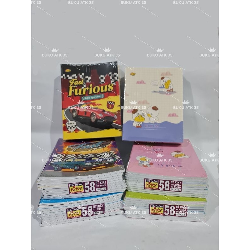 

Buku Tulis MURAH KIKY isi 58 lembar (WARNA/TIDAK SESUAI STOK)