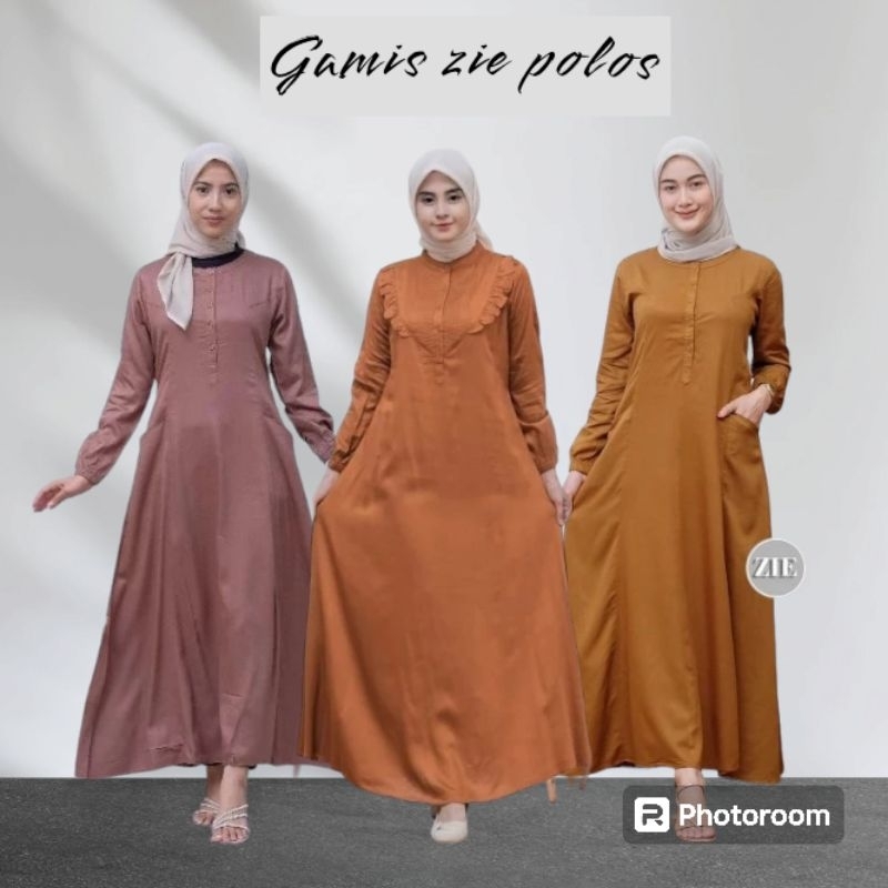 Gamis Zie Polos Rayon Twill Premium