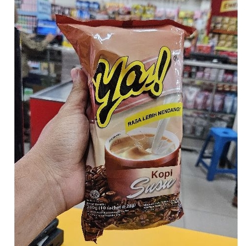 

ED 03.25 - BAG 10*28GR - KOPI YA SUSU RENTENG ISI 10 PCS / COFFEE SUSU 108141