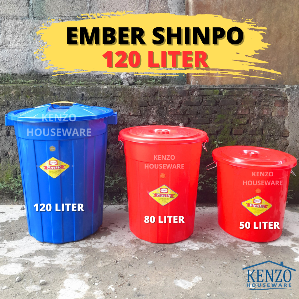 Ember 80 Liter + Tutup SHINPO Ember Air Kamar Mandi Ember Plastik Kuat