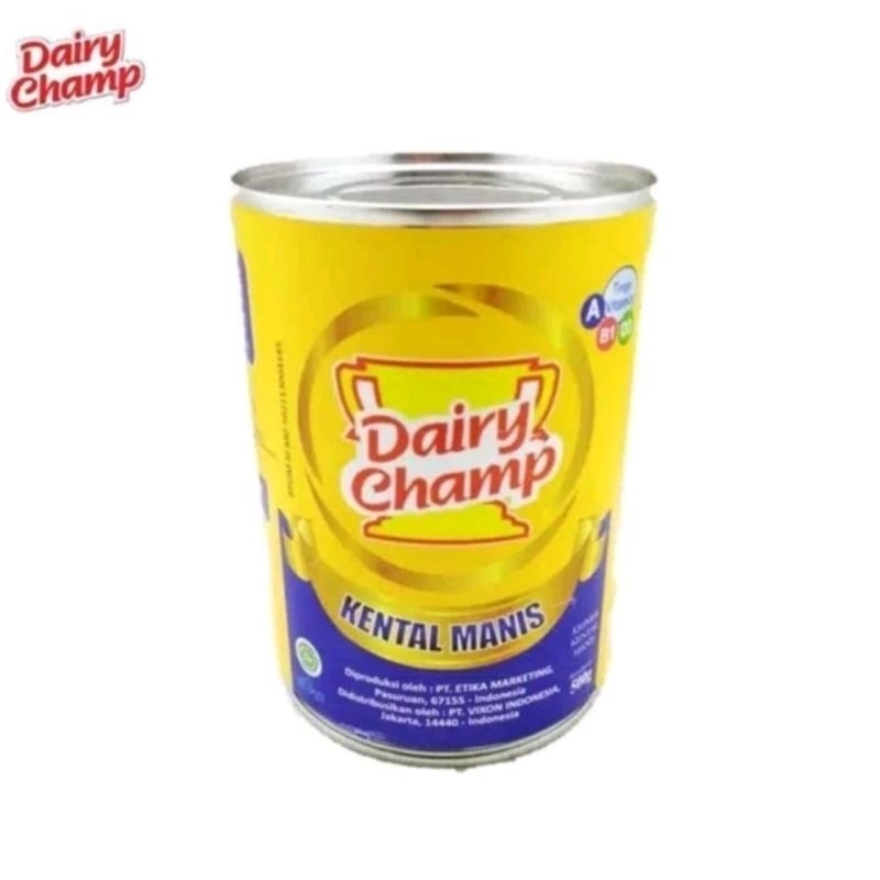 

Dairy champ susu kental manis krimer dairy champ 480gr