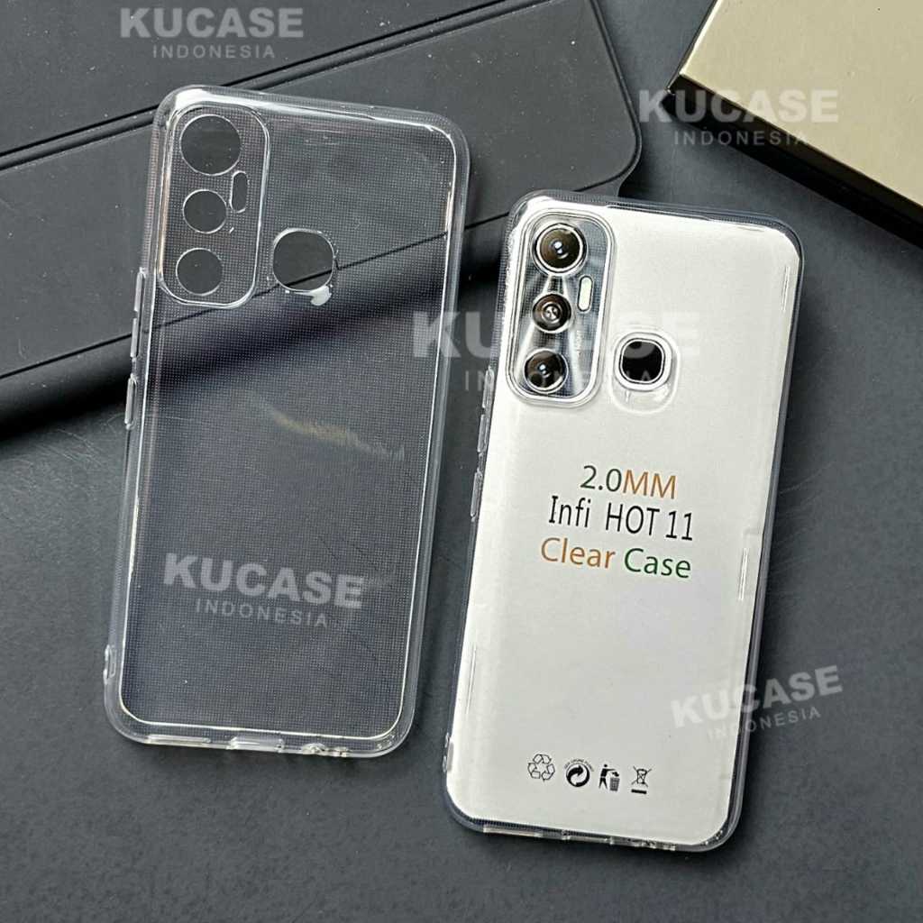 Infinix Hot 10S Infinix Hot 11 Infinix Hot 11S Clear Case 2.0mm Softcase Bening Transparan Case Infi